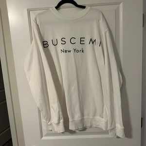 Authentic Buscemi white crewneck